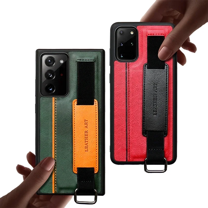 Puzdro pre Samsung Galaxy S24 S23 S22 S21 Ultra S20 Note Plus A54 A53 A52S A72 PU kožené kožené náramkové remienky držiteľa karty PHELL SHELL