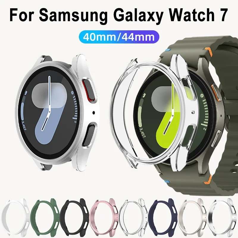 Puzdro pre Samsung Galaxy Watch 7 44 mm 40 mm matný kryt ochranný nárazník pre dutinu pre Galaxy Watch 7 Smartwatch Accessories