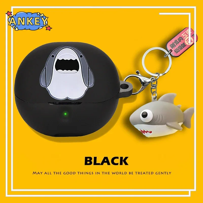Puzdro pre Soundpeats Air5 ochranný silikón Cute Cartoon pokrýva prenosné slúchadlá slúchadlá pre slúchadlá Bluetooth