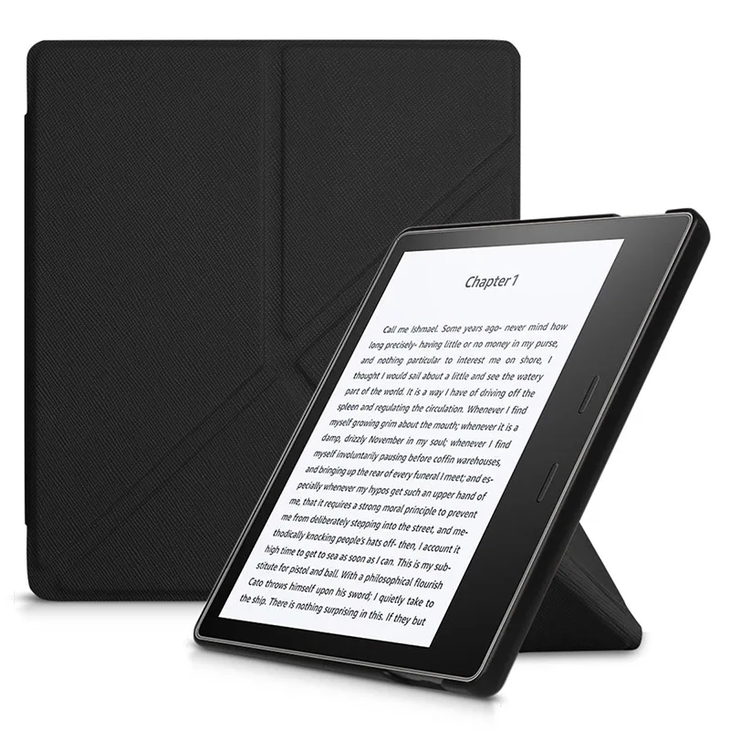 Puzdro PU kožené origami pre 7-palcové Kindle Oasis (9.-10. generácia, vydanie 2017-2019) Slim Flip Cover Case Ebook Reader
