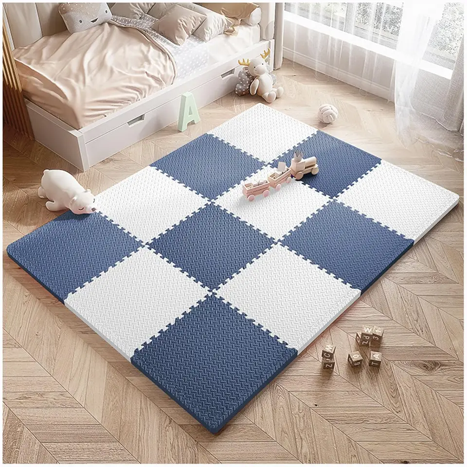 Puzzle Cvičenie športová telocvičňa Ochrana podlahy Eva listy zrna