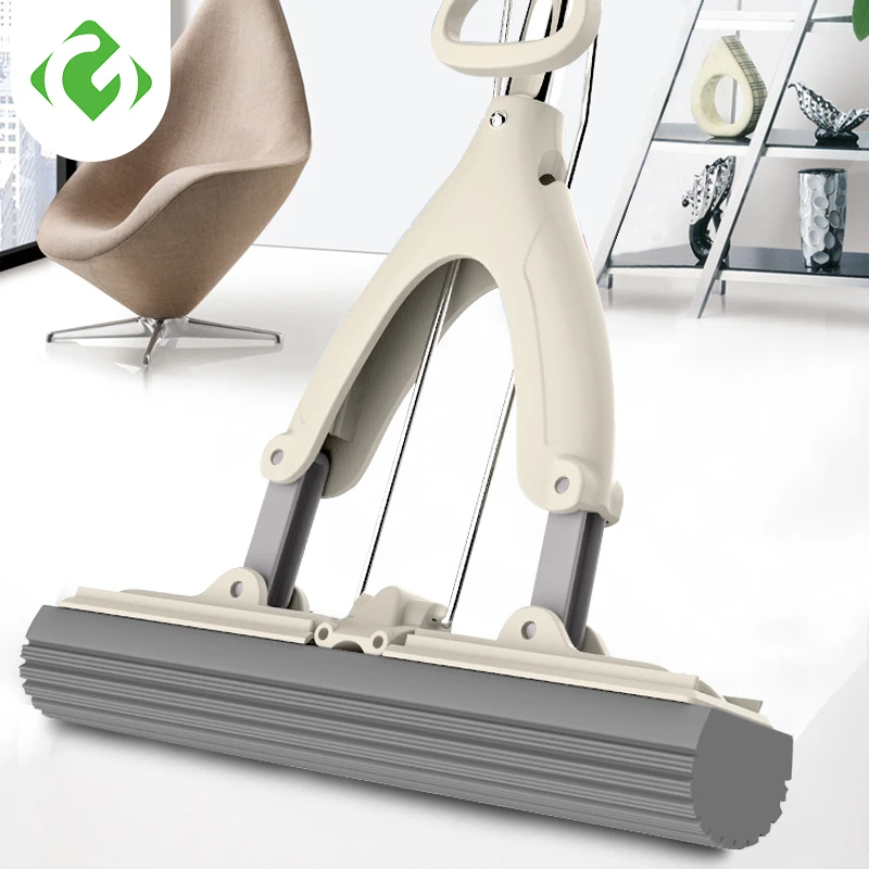 PVA sponge mop mop skladanie typu Domácnosť Čistenie náradia lepidla bavlnená mopová teleskopická z nehrdzavejúcej ocele