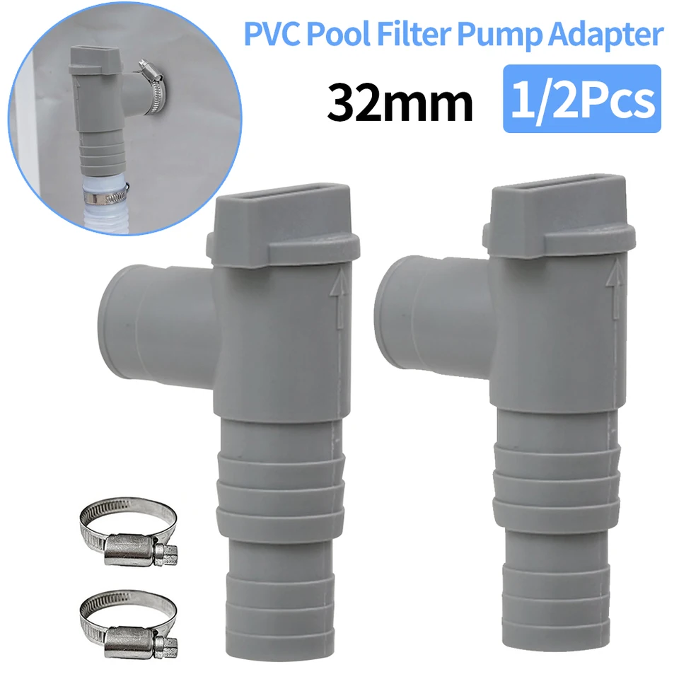 PVC Filter Filter Čerpadlo Adaptér odolný 32 mm bazén zapnuté/vypnutia piestom preniknutia na úniku