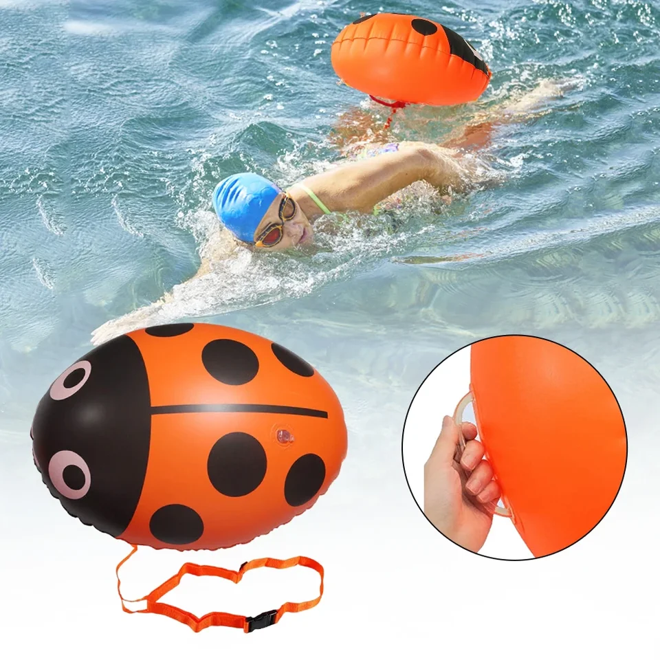 PVC Swim airbag nafukovacie ladybug kúpanie bóje Lifebelt plávajúce multifunkčné s pásom nastaviteľným pre vodné športy