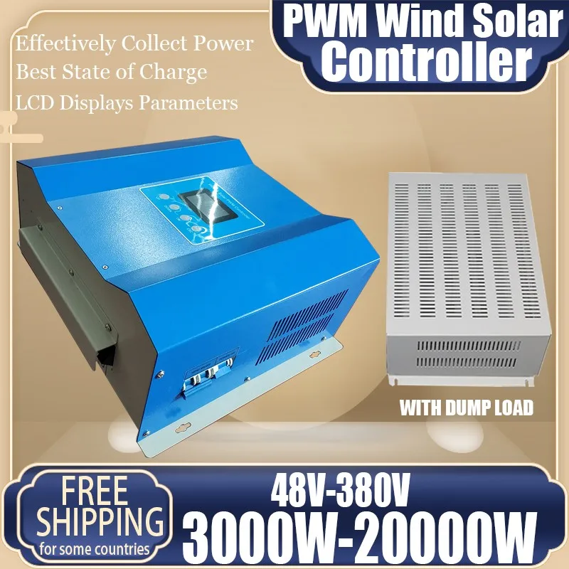 PWM System Trojfázové skládky zaťaženia 5KW-20KW 48V-380V DC Výstupný výpadok vybočenia z hybridného ovládača vetra s použitím veternej turbíny
