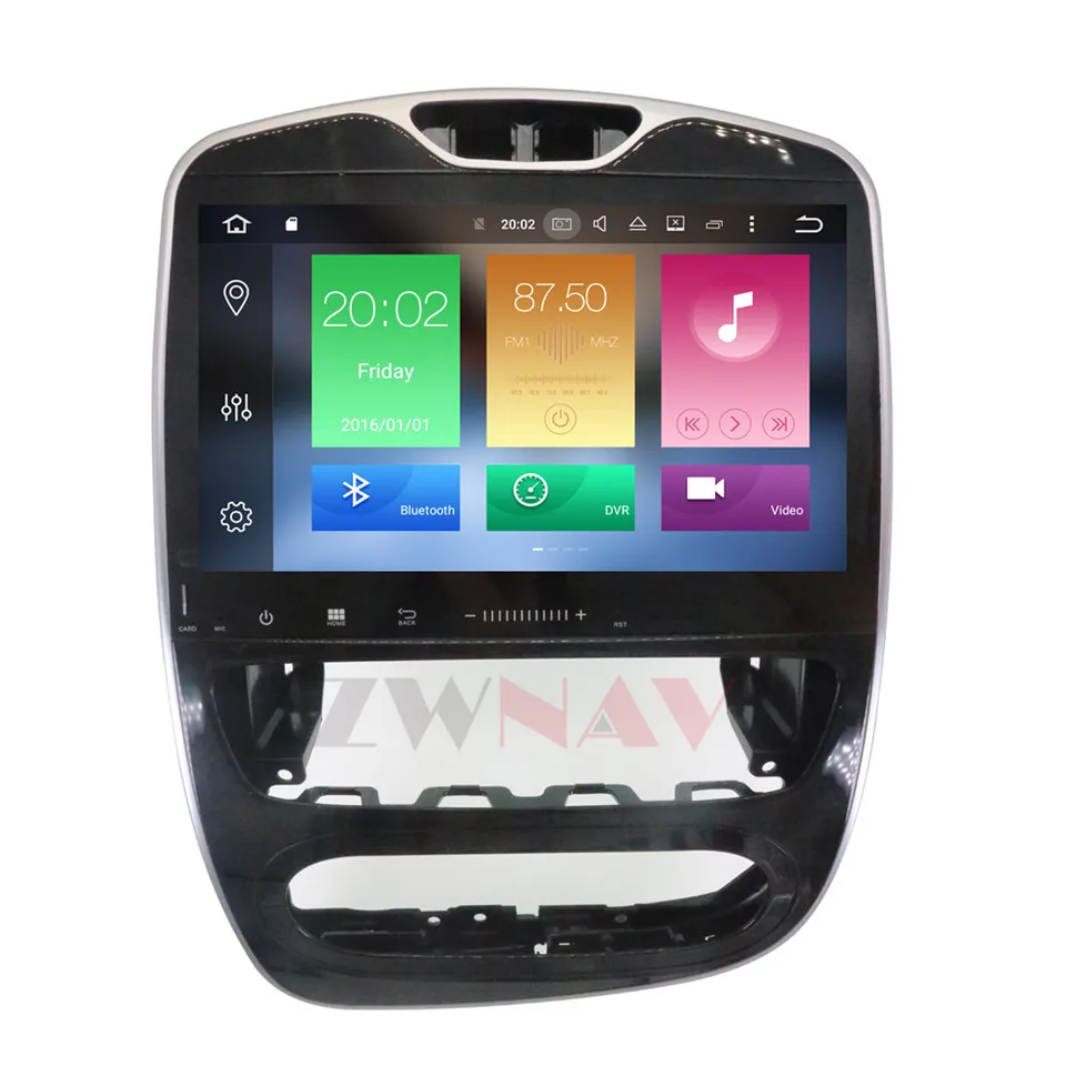PX6 Android 9 s DSP pre Renault Clio 2013-2018 Full Touch Car Radio Video Player Multimedia GPS navigačné príslušenstvo