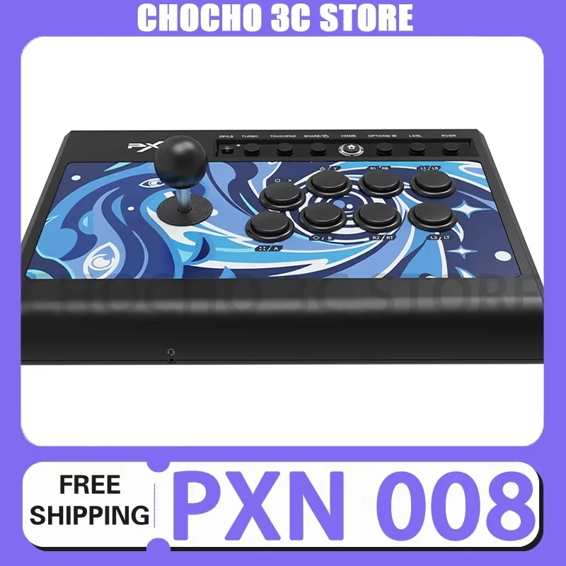 PXN 008 Arcade Game Rocker Domáci bojový ovládač Game Controller KOF Tekken Game Machine pre PC PS5 NS Android Telefón PAD príslušenstvo