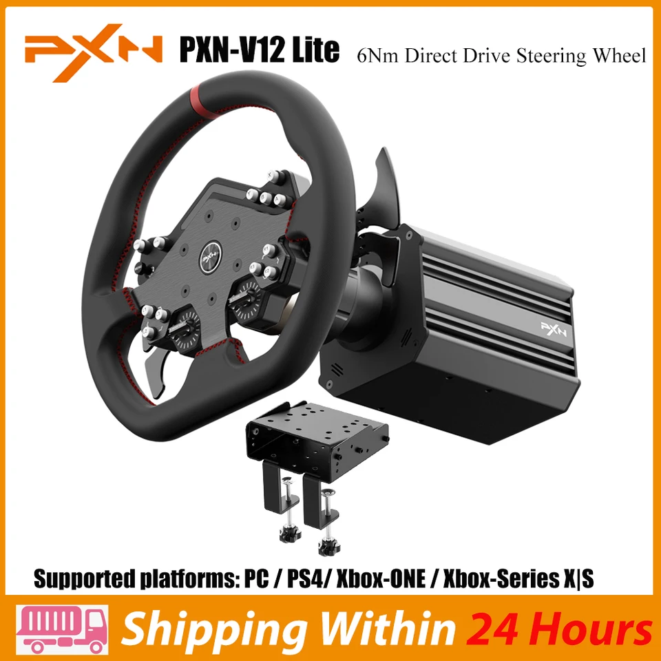 PXN V12 Lite Direct Drive Gaming Gaming Racing Simulator s svorkami Z9 pre PC Windows/PS4/Xbox One/Xbox Series X/S