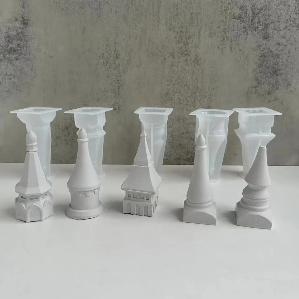 Pyramídový geometrický prsteň kužeľový kužeľ Silikónový hrad Cryštál DIY prsteň šperky stojan na šperky šperky remeslá výroby živice Epoxidová forma