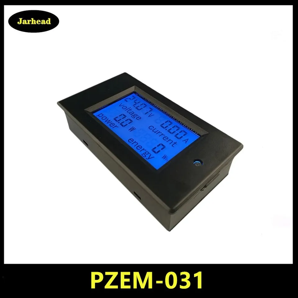 PZEM-031 Digital Wattmeter Voltmeter Ammeter DC 6.5-100V 4in1 LCD napätie prúdu energie Spotreba energie