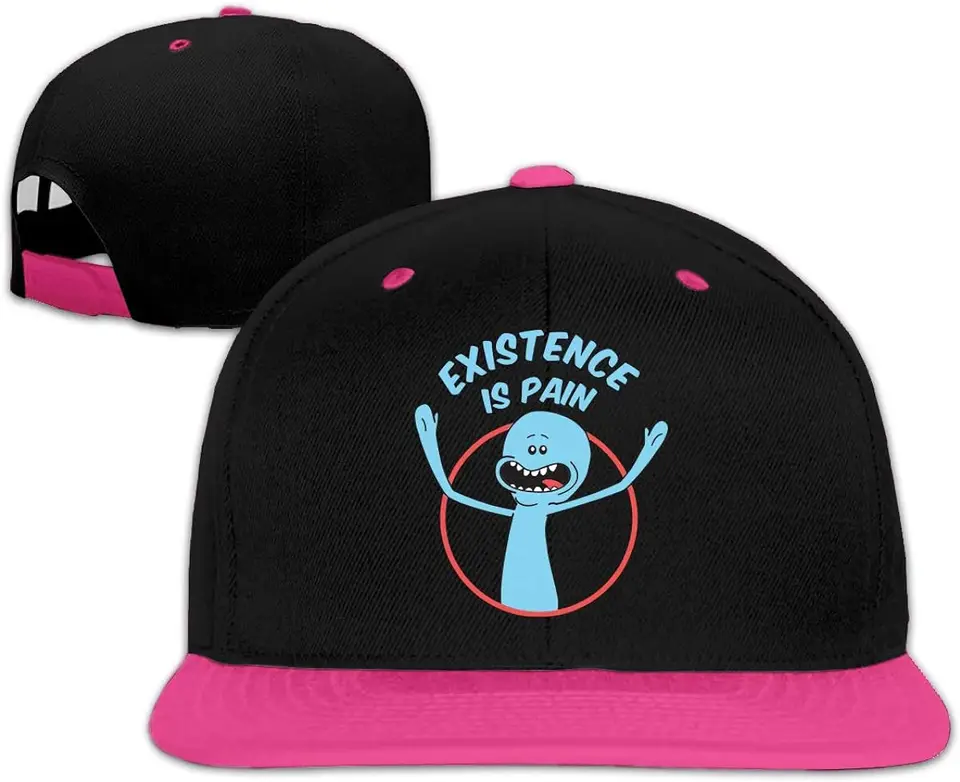 Pán Meeseeks baseball Snapback klobúky bavlna nastaviteľná športová hip popová čiapka