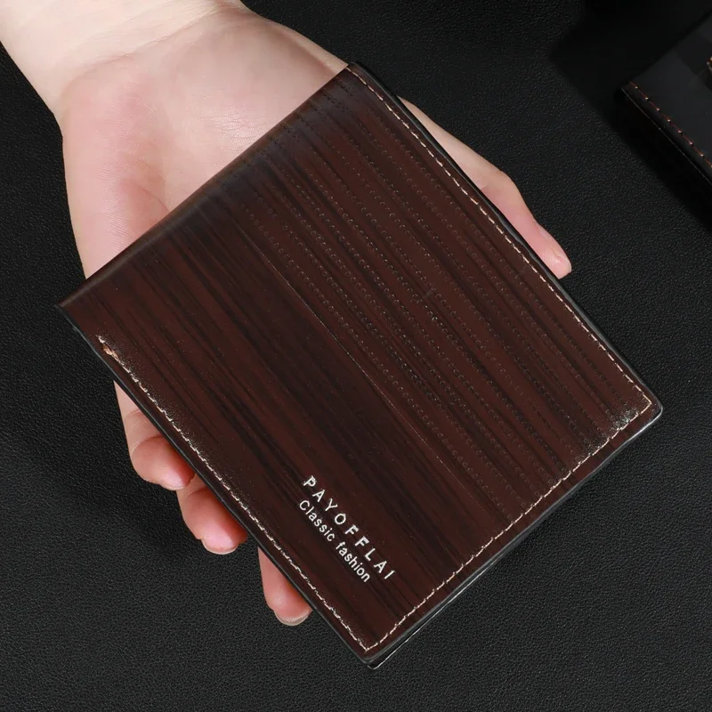 Pánska peňaženka kreditná karta Držiteľ zips zips coin vrecká kožená kabelka mužský náhodný multifunkcia Malé malé peniaze klipová taška peňaženka