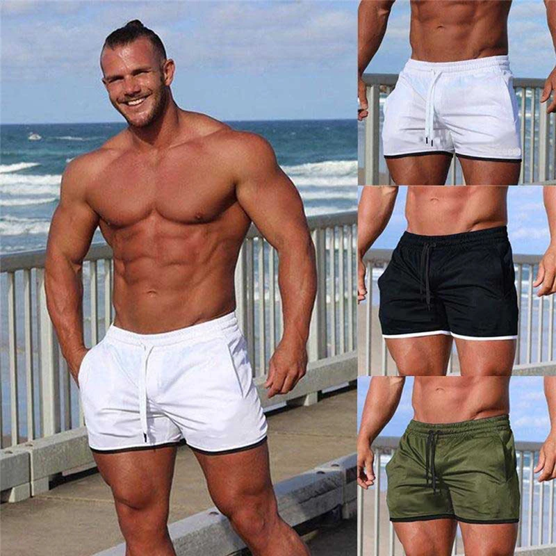 Pánske bežecké kraťasy Tréningové šortky tréningy Kulturista v telocvični športovci Men Príležitostné oblečenie Mužské fitness joggingové tréningové šortky