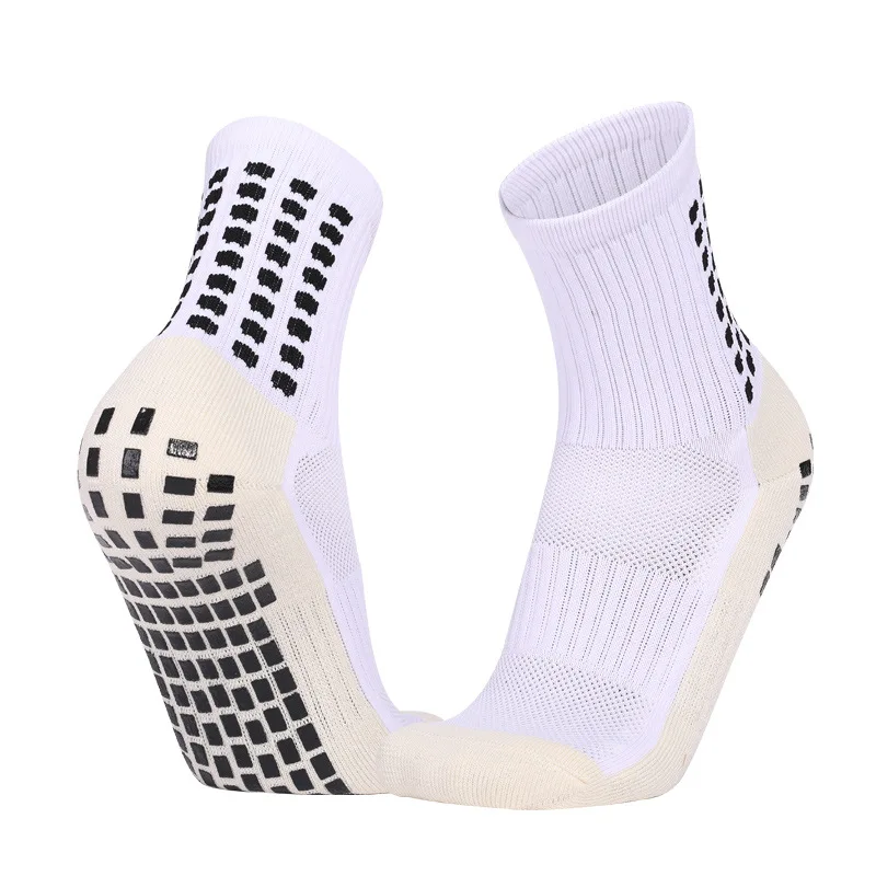 Pánske futbalové futbalové ponožky Športové cyklistické priľnavé ponožky Anti Slip Non Slip Grip Pads pre futbalový basketbal nový