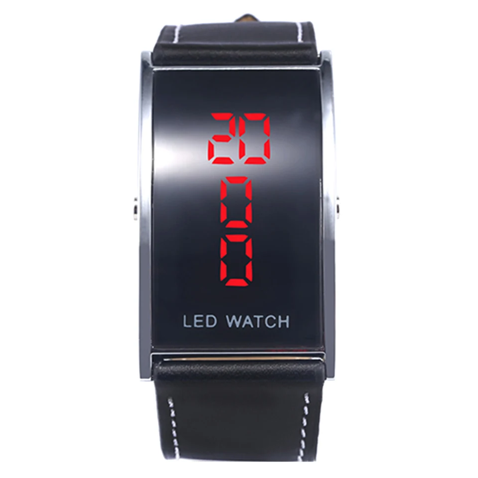 Pánske hodinky viedli digitálnu populárnu unisex značku luxusné muži LED DIGITÁLNE DÁTUM DIAL DIAM