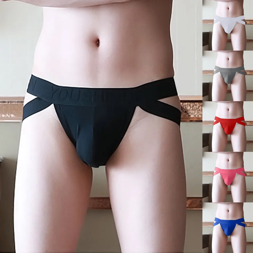 Pánske sexy gay spodné prádlo jockstrap g struny Režiséry tanga hombre sissy penis vrecko nohavičky s nízkym vzostupom mužských spodných nohavíc