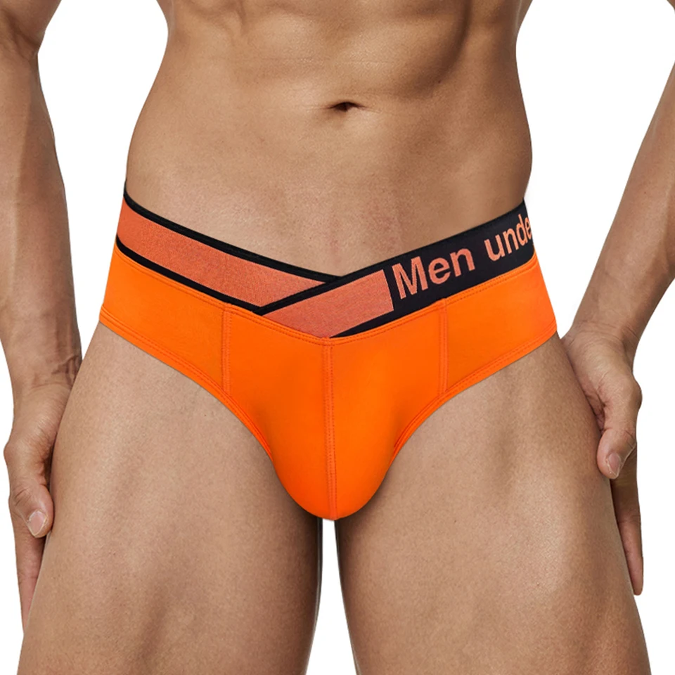 Pánske sexy list s nízkym pásom briefs u konvexné vrecko spodná bielizeň elastické plynulé spodky priedušné pohodlné nohavičky hombre jar