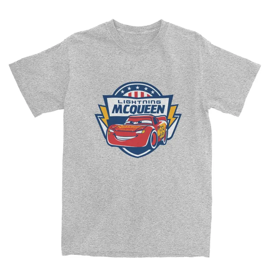 Pánske tričko Autá 3 Lightning McQueen Lightning Rýchle tričká Populárne letné tričko Y2K Custom Logo Clothes Plus veľkosť