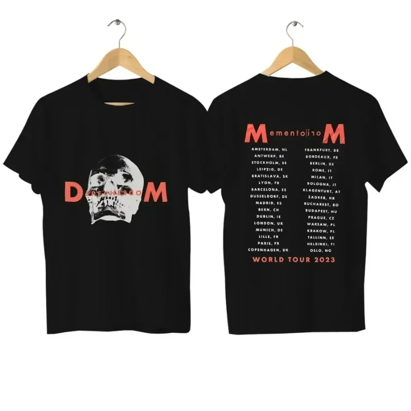 Pánske tričko Príležitostné Depeche Memento Mori Tops Tops Grafické nadmerné športové vrchol