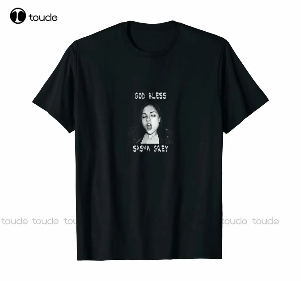 Pánske tričko Sasha Gray Tshirt Čierne tričko pre ženy Custom Aldult Teen Unisex Digital Printing Tee tričká Nové populárne tričko