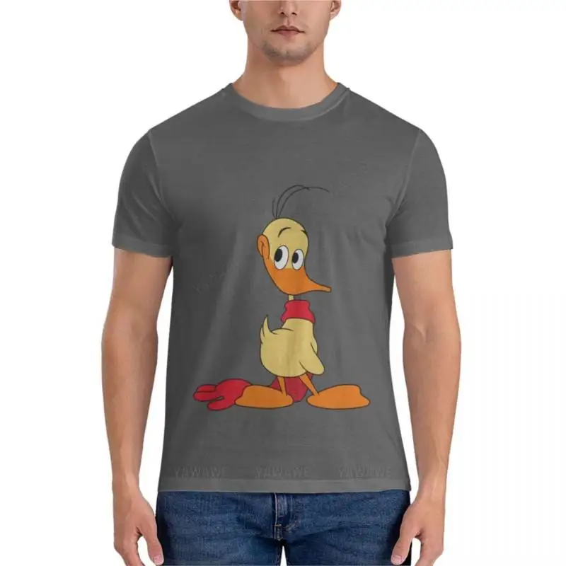 Pánske tričká Cotton Teeshirt Alfred J. Quack namontované tričko Boys Animal Print Tirs Pánny Veľké a vysoké tričká Pánny