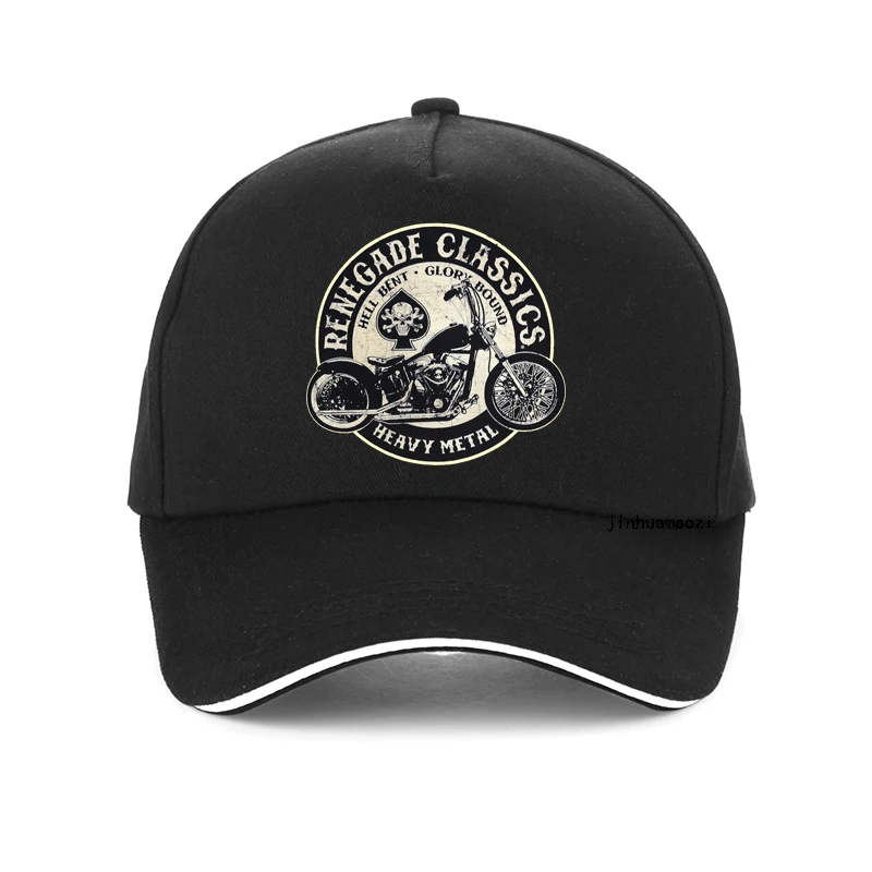 Pánske vinobranie sláva hranice motocykla USA baseball čiapka Heavy Metal Men rockový motor klobúk 100% bavlna Snapback klobúky Gorras
