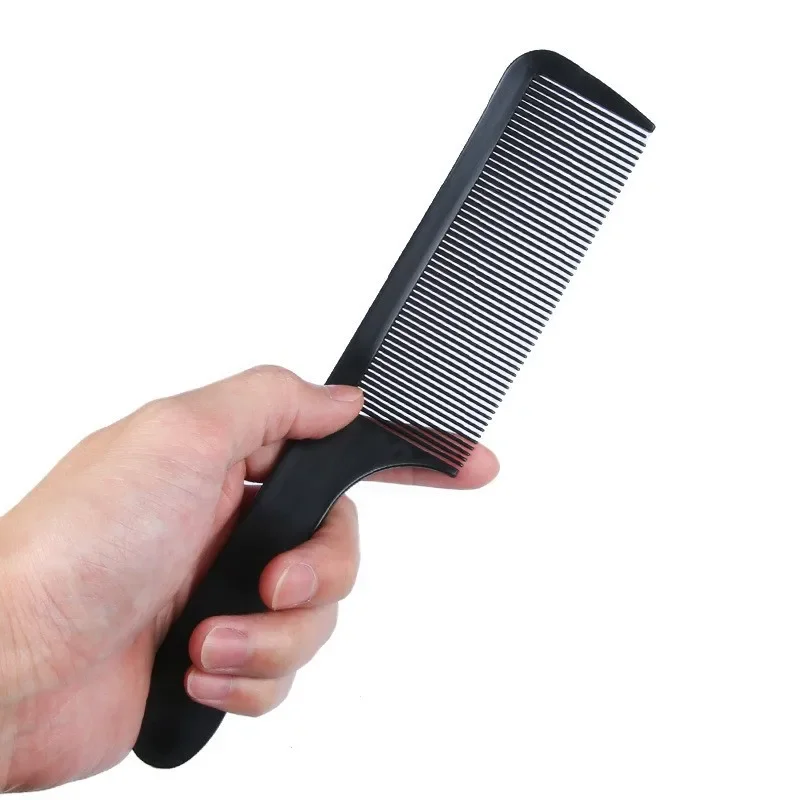 Pánske účesy S Clipper Clipper oblúk okrúhla hlava plochá zakrivená hrebeň kaderový salón Ploché vlasy Styling Nástroj Hrebeňové hrebene