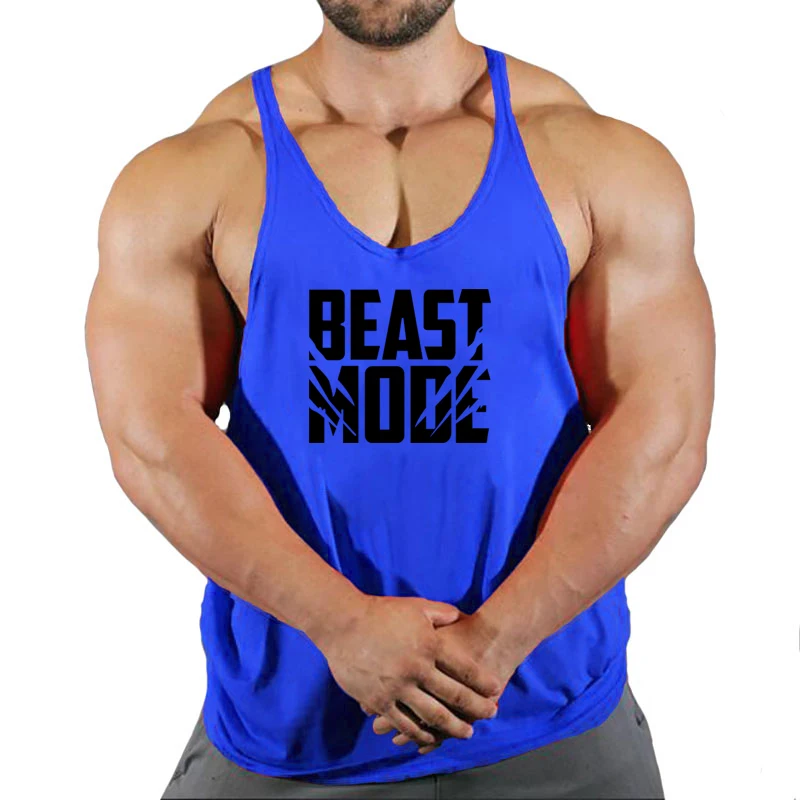 Pánsky fitness top top Pánske fitness bez rukávov košeľa Pánska fitness športová nádrž Top fitness bežecká nádrž