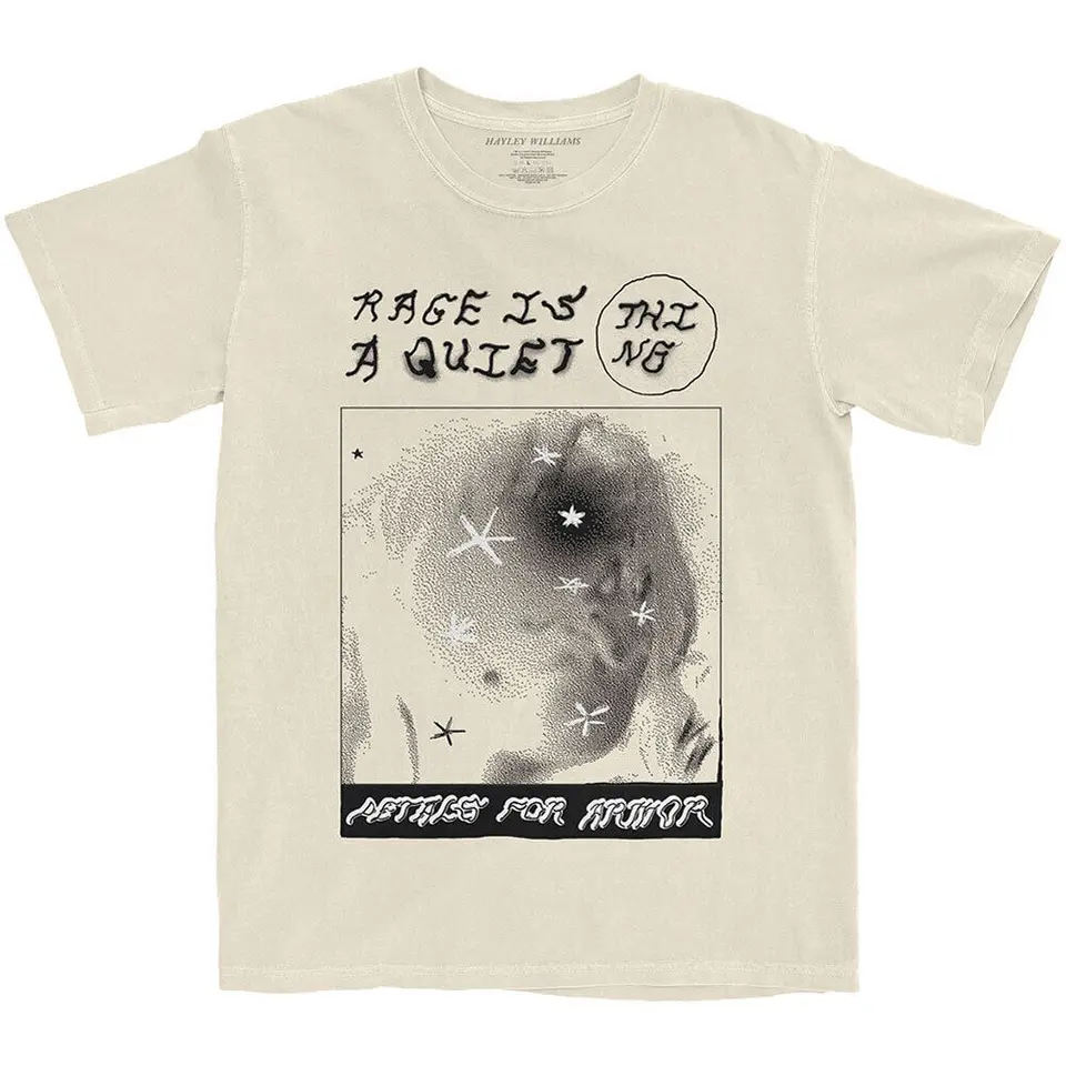 Pánsky Hayley Williams Rage Slim Fit T tričko stredne prírodný