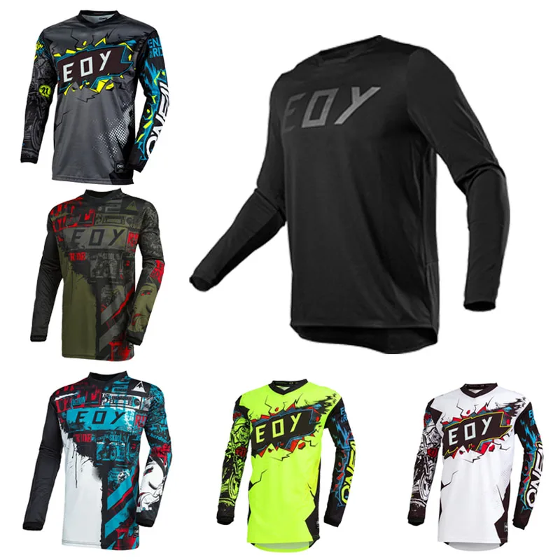 Pánsky motocykel Rýchle suchý dres downhil Jersey Mountain Bike DH Tirkera MX Cycling Clothing Ropa pre mužov MTB Motokrosové tričká