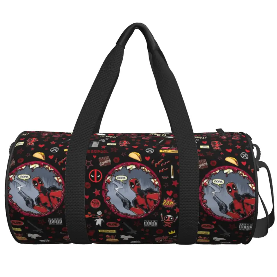 Pár cestovná taška Deadpool Gym v taške s veľkou kapacitou vodotesný dizajn kabelka vtipná výcvik Športová taška