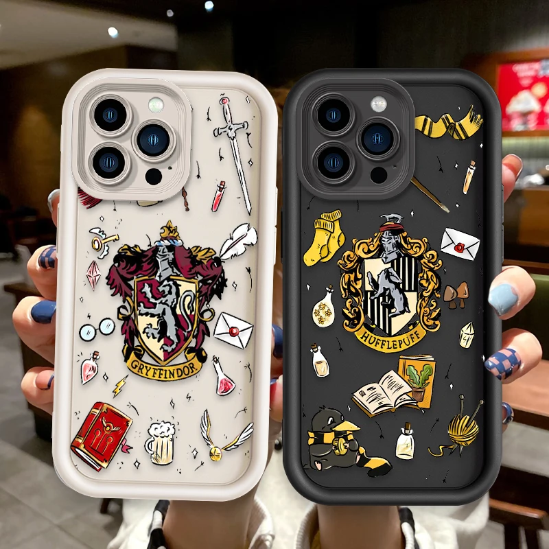 Pár potterov prútikov pre puzdro na telefón pre Samsung S25 S24 S23 S22 S21 S20 POZNÁMKA 20 FE Plus Ultra 4G 5G Soft Silikone TPU Cover TPU