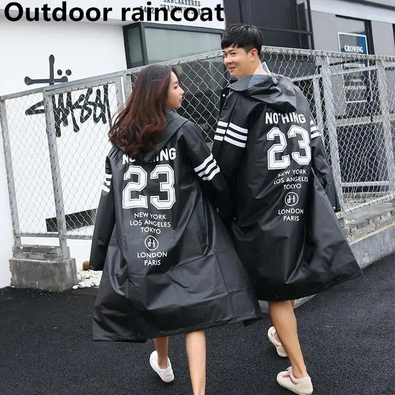 Pár Raincoat Fashion Pár Ražínové pláštene Eva Pánske a dámske pršiplášť Transparentné horolezectvo a rybárske doplnky