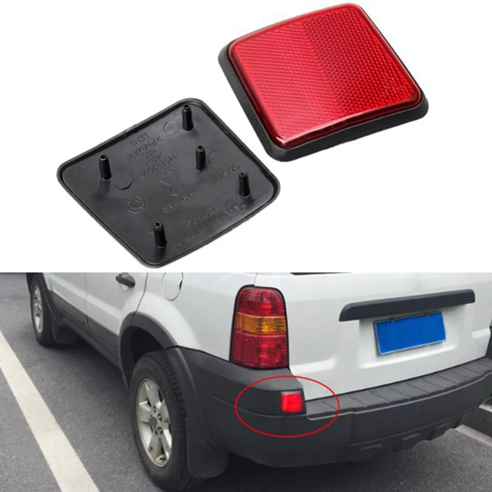 Pár zľava a doprava reflexné prúžky pre Ford Escape Kuga Maverick 2005 2006 2007 Zadný nárazník Reflexné prúžky 5L8Z17808BA