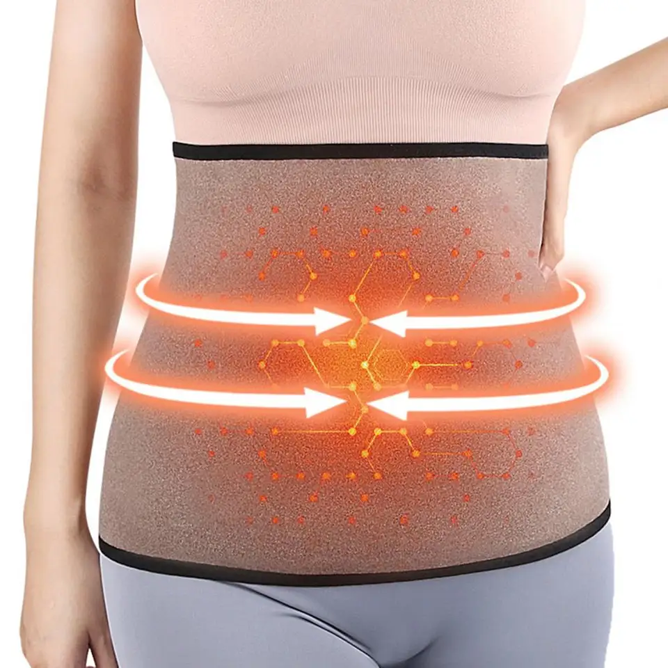 Pásový ochranca po pôrode Belly Band Hernia Belt pre ľahký žalúdok kompresia zabaľte priedušné opotrebenie pre ženy
