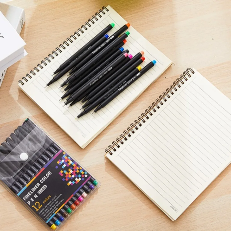 Písanie 0,4 mm hrot farebné atramentové pero Efektívne plynulé písanie gélového pera odolné Morandi Color Marker Set Gifts