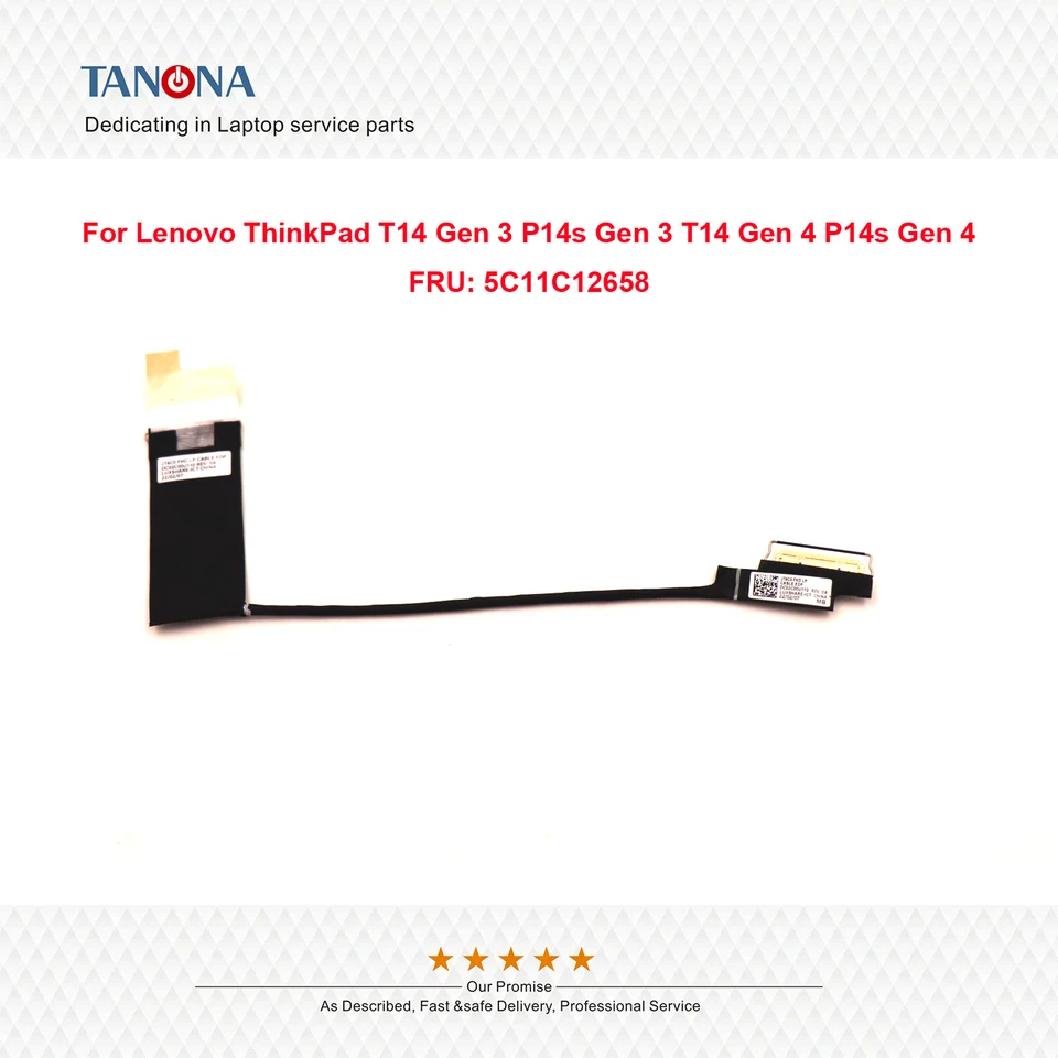 Pôvod nový 5C11C12658 pre Lenovo ThinkPad T14 Gen 3 P14S Gen 3 T14 Gen 4 P14S Gen 4 NAPLATÍ JT4C0 LCD VIDEO KABEL VIDEA Kábel EDP