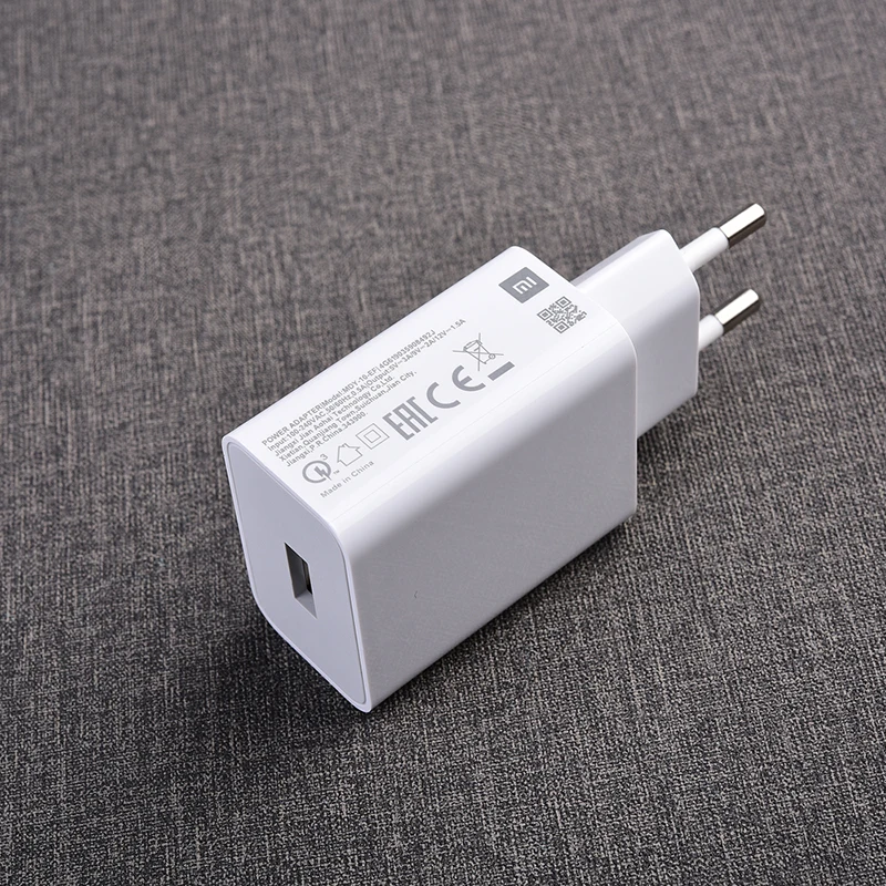Pôvodná 18 W nabíjačka Xiaomi EU Rýchly náboj 1m USB C kábel pre Xiaomi 6 8 9 mix 2 2S 3 Redmi 13R 12R 12 8 9 9t 10 8a Poco C40 m3