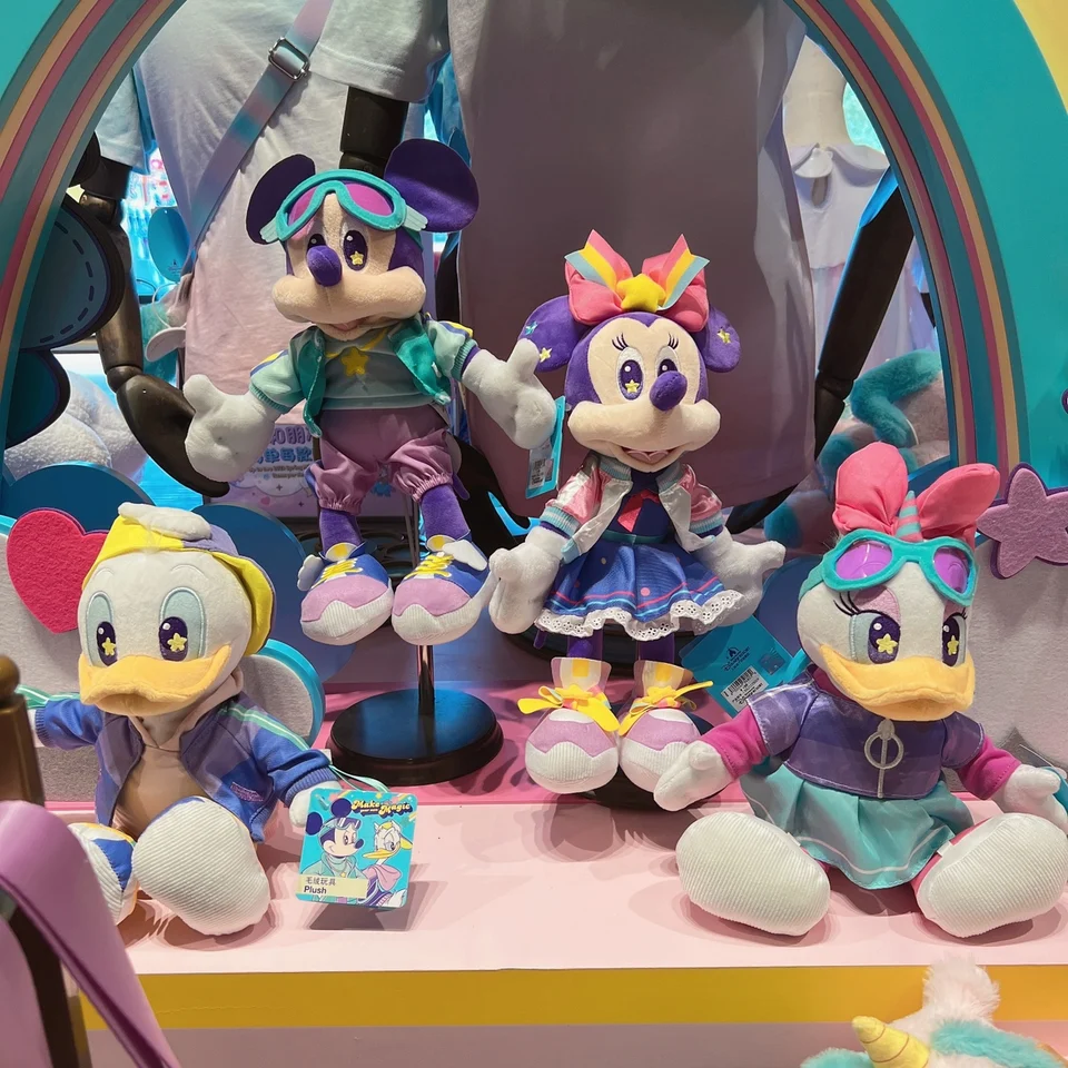 Pôvodná 2023 Spring Collection Mickey Minnie Donald Duck Plys Hračky Doll Karika