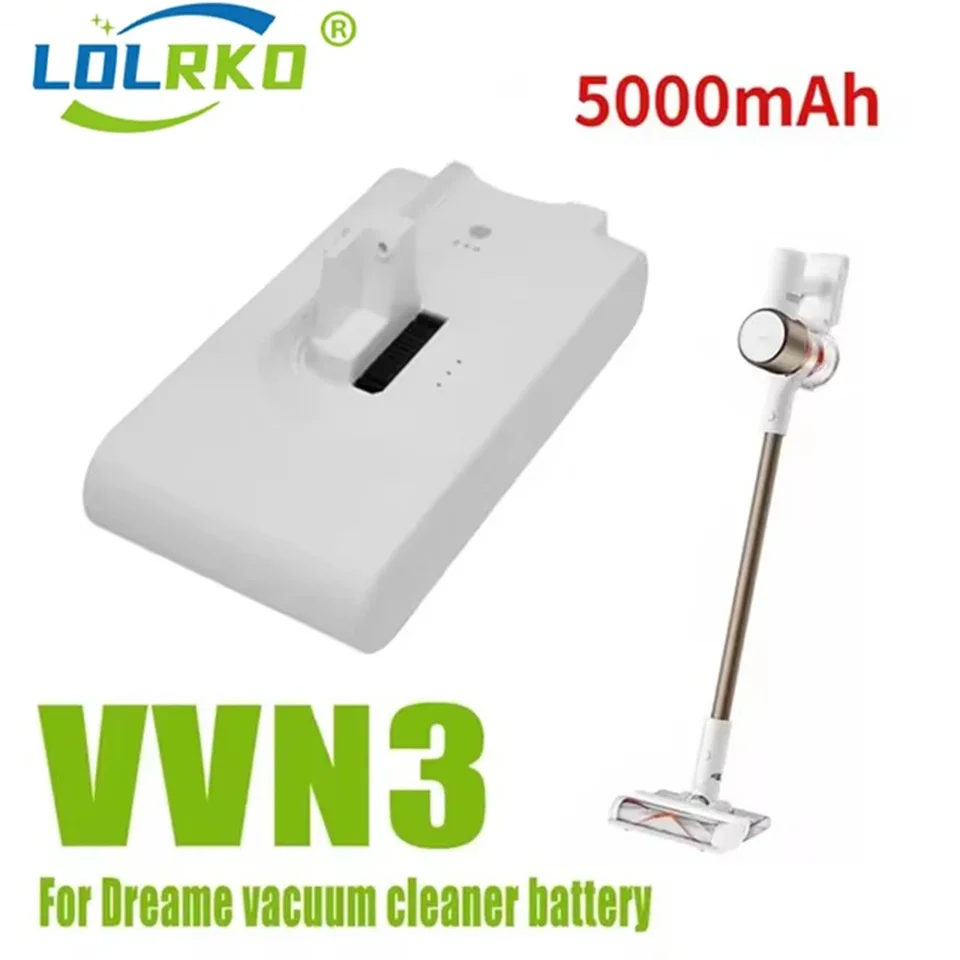 Pôvodná 5000 mAh lítiová batéria pre Dreame V8 V9 V10 V9P XR VVN3 VVN4 RUCKELD RUCKELD AKORLESNÉ VICKÉ ČASŤ Výmena batérie