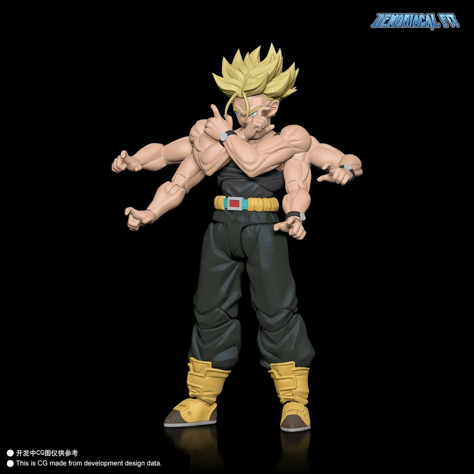 Pôvodná draka Demoniacial Fit 1/12 Tomorrow's Son Action Figure Figure Super Saiyan Torankusu Socha DBZ Hračky Darčeky