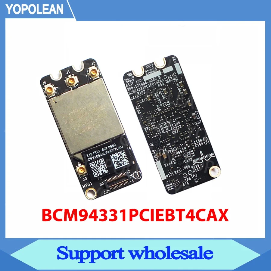Pôvodná karta letiska WiFi Bluetooth 4.0 BCM94331PCIEBT4Cax pre MacBook Pro 13 