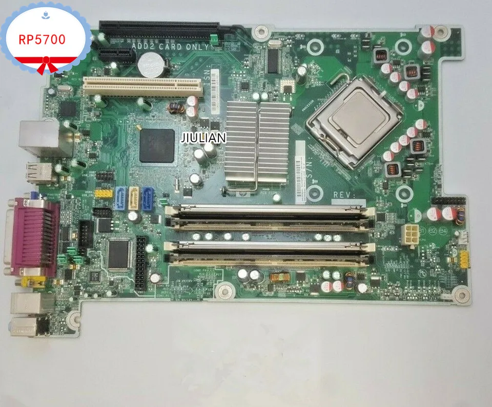 Pôvodná MB pre HP Compaq RP5700 OEM Desktop základná doska 578188-001 LGA775 439752-002 439753-000 DDR2 Plne testovaná OK
