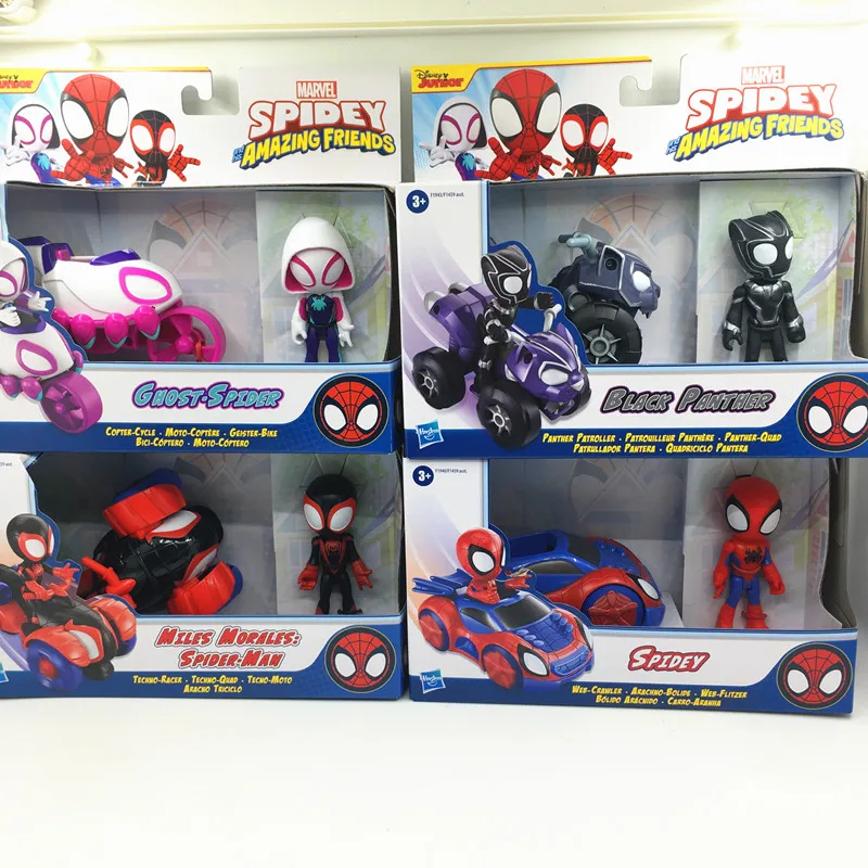 Pôvodná ML Spiderman postava Legendy Spidey a jeho úžasní priatelia 3 PVC akčné figúrky socha modelky pre bábiky pre deti darček