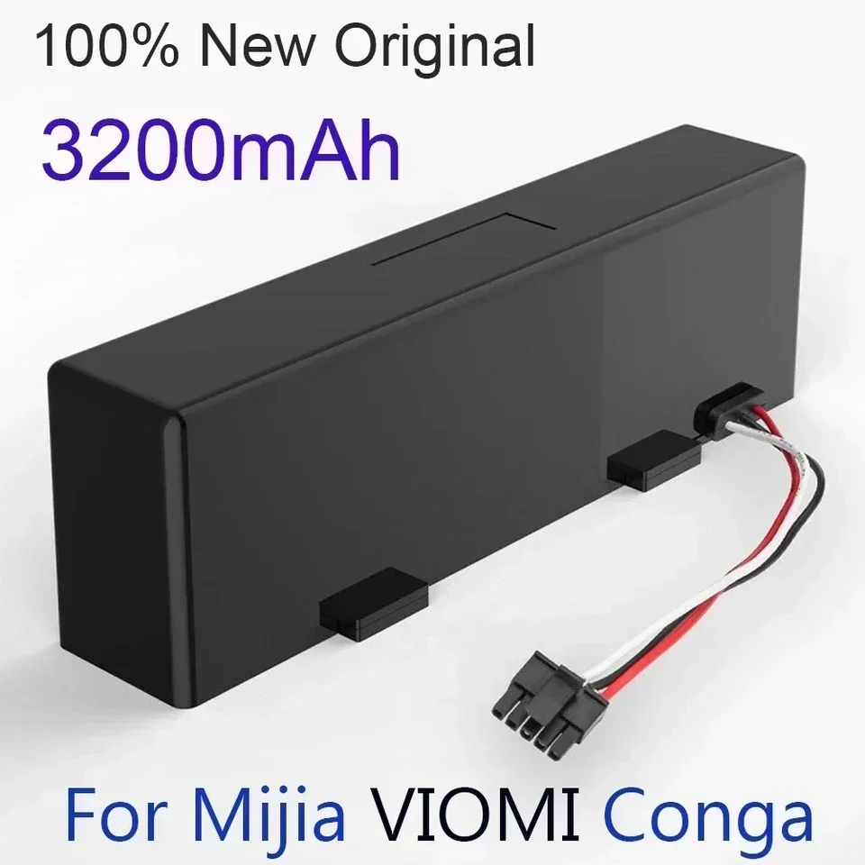 Pôvodná nabíjateľná batéria pre Conga 3290 3390 3490 3590 3690 3790 3890 Sweeping MoPping Robot 14,8 V 3200MAH Vysávač