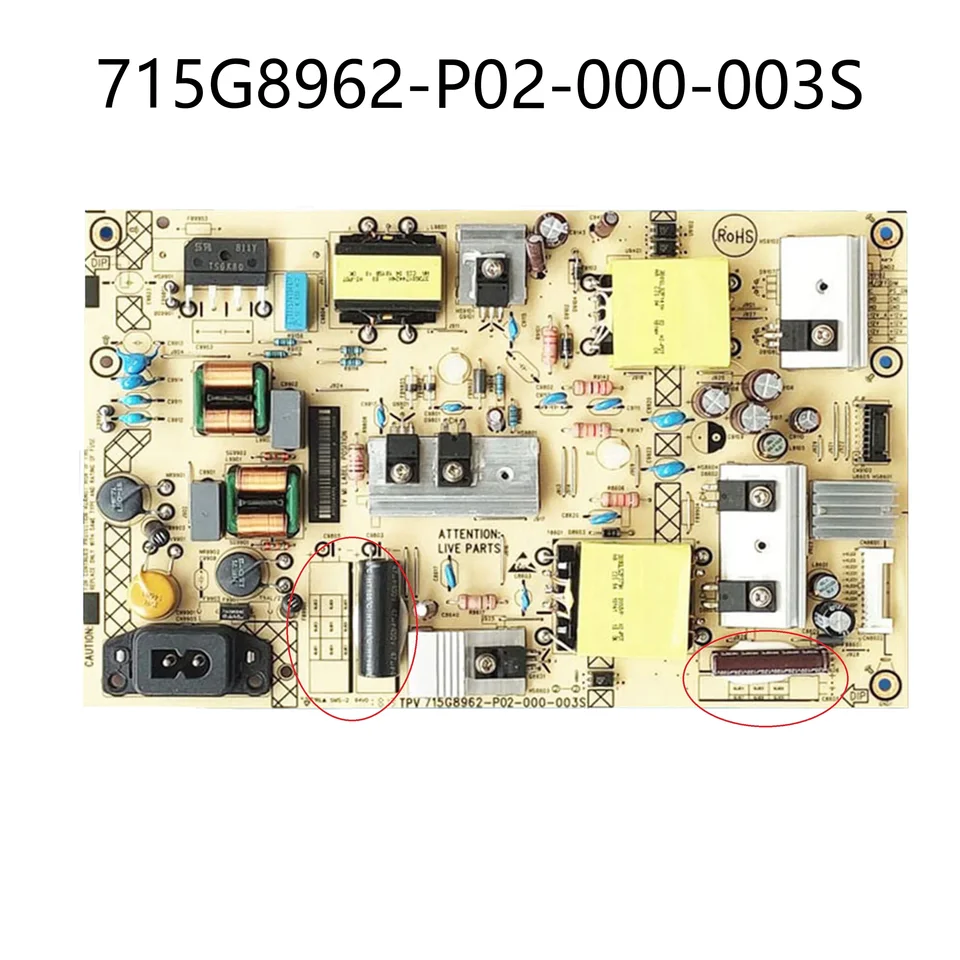 Pôvodná originálna doska 715G8962P02000003S Profesionálne televízne príslušenstvo Elektrická doska 715G8962-P02-000-003S