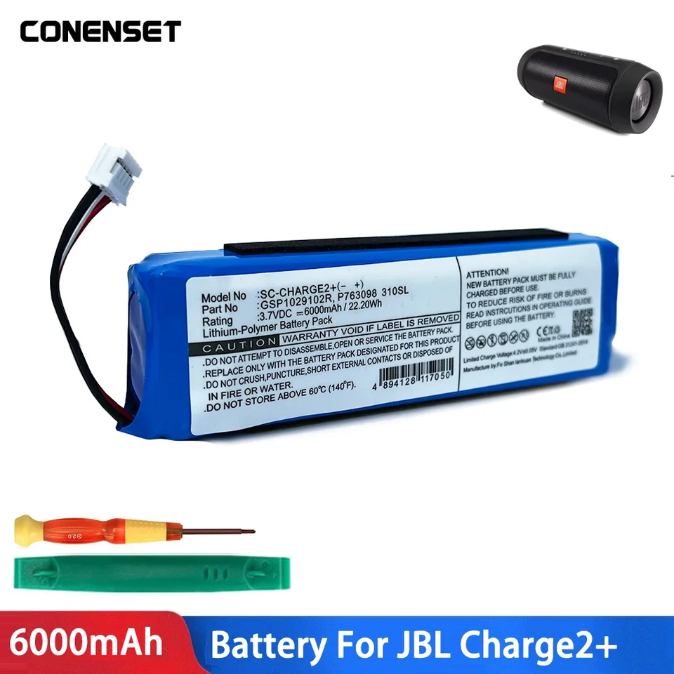 Pôvodná P763098 GSP1029102R Výmena batérie pre JBL Choľku 2+ PLUS 2 PLUS PLAK 3 (Verzia 2015) Bluetooth Reproduktor