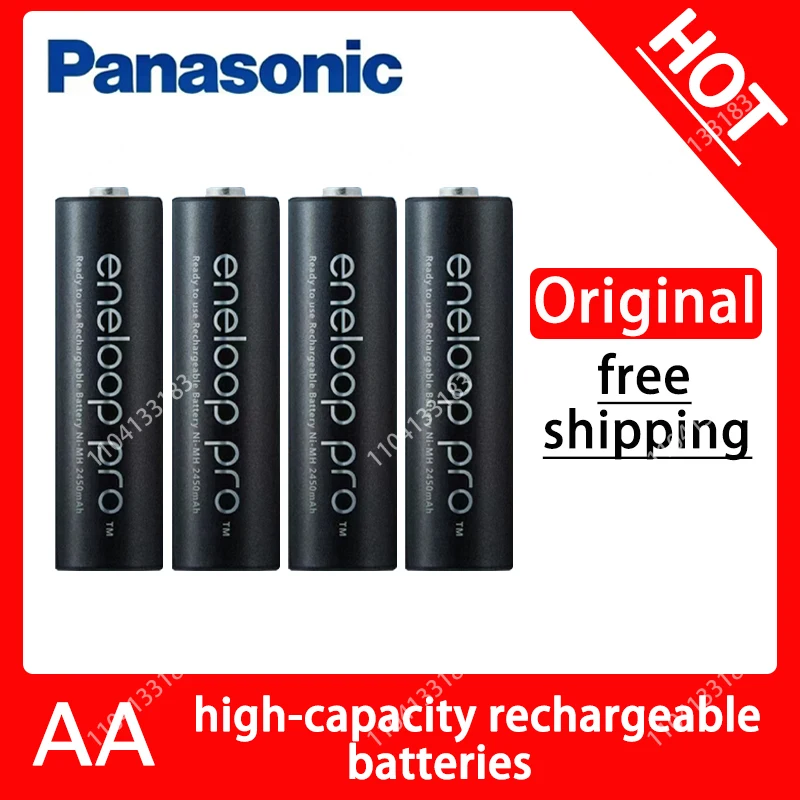 Pôvodná Panasonic Enelop Nabíjateľná batéria Pro AA 2550 mAh AAA 950 mAh 1,2 V Ni-MH Camera Mouse Alimateer