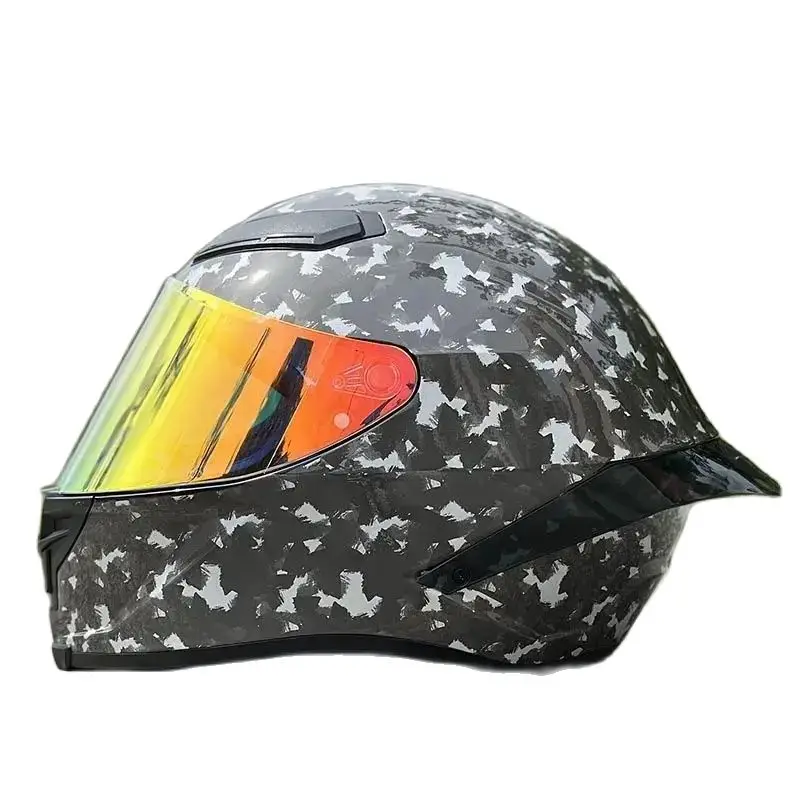 Pôvodná prilba na kvetinu Nitrinos ľadová kvetina celá prilba na tvár s veľkými spojlermi Ženy a muži Motocyklová prilba motokros casque Casco