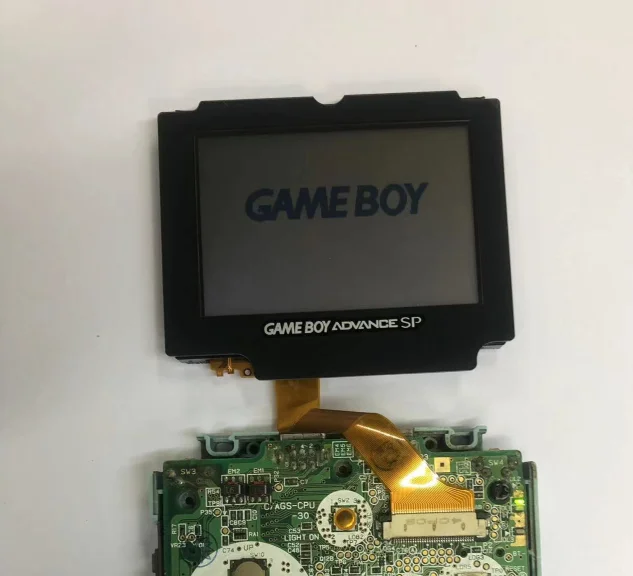 Pôvodná renovovaná pre GBA Gameboy Advance Normálna displej LCD LCD obrazovka s použitím pre konzolu GBA